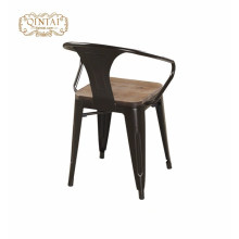 стулья для столовой armest с деревянным сиденьем / металлическое кресло Marais / стул Marai Cafe с порошковым покрытием
